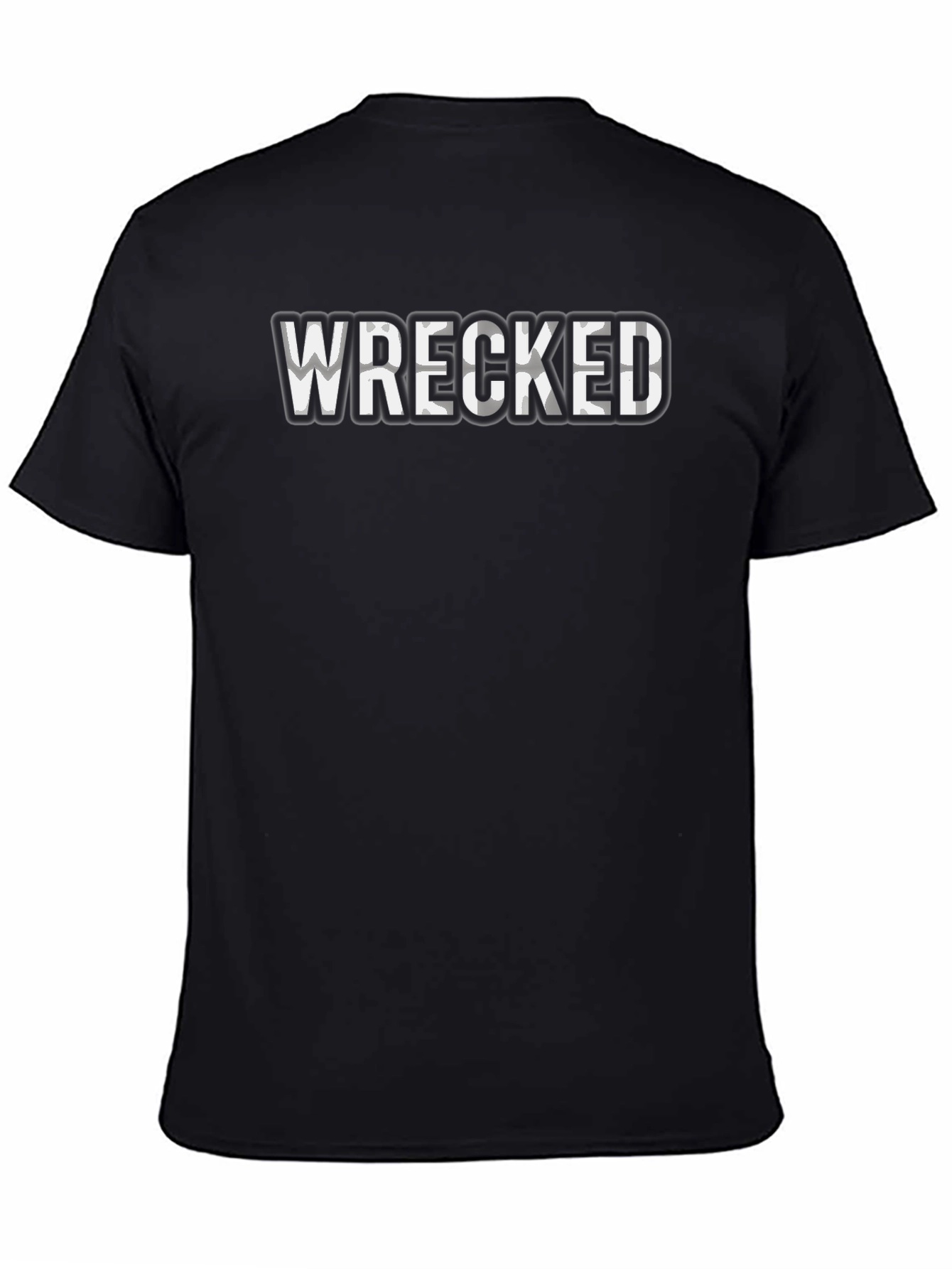 Wrecked Graphic Print Crew Neck T-Shirt