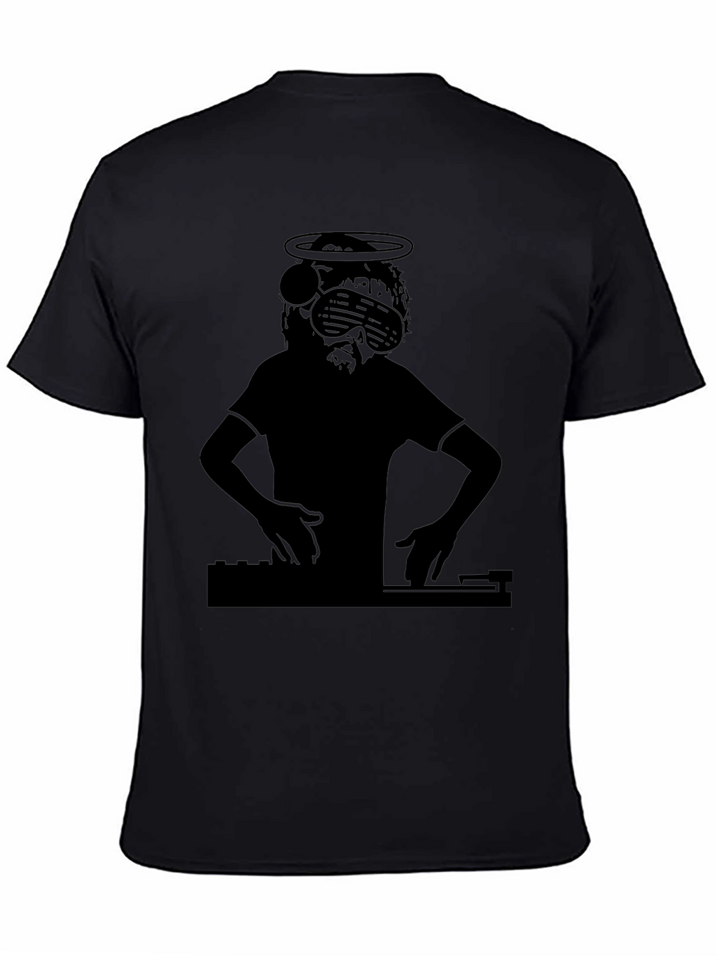 DJ Jesus Graphic T-Shirt - Black