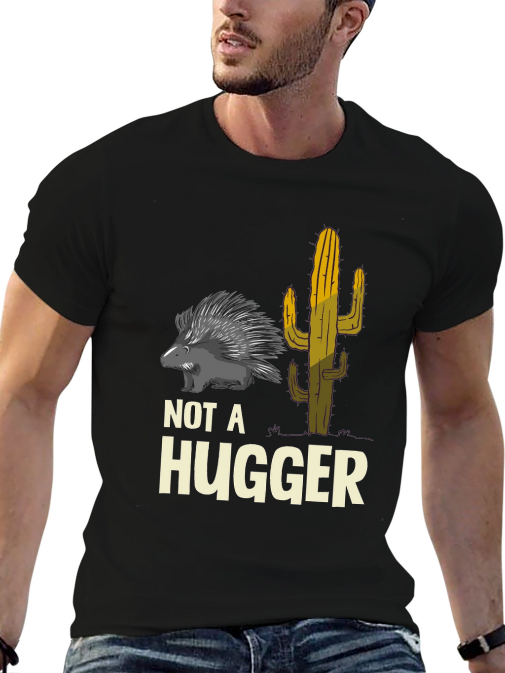 Not A Hugger Graphic Tee
