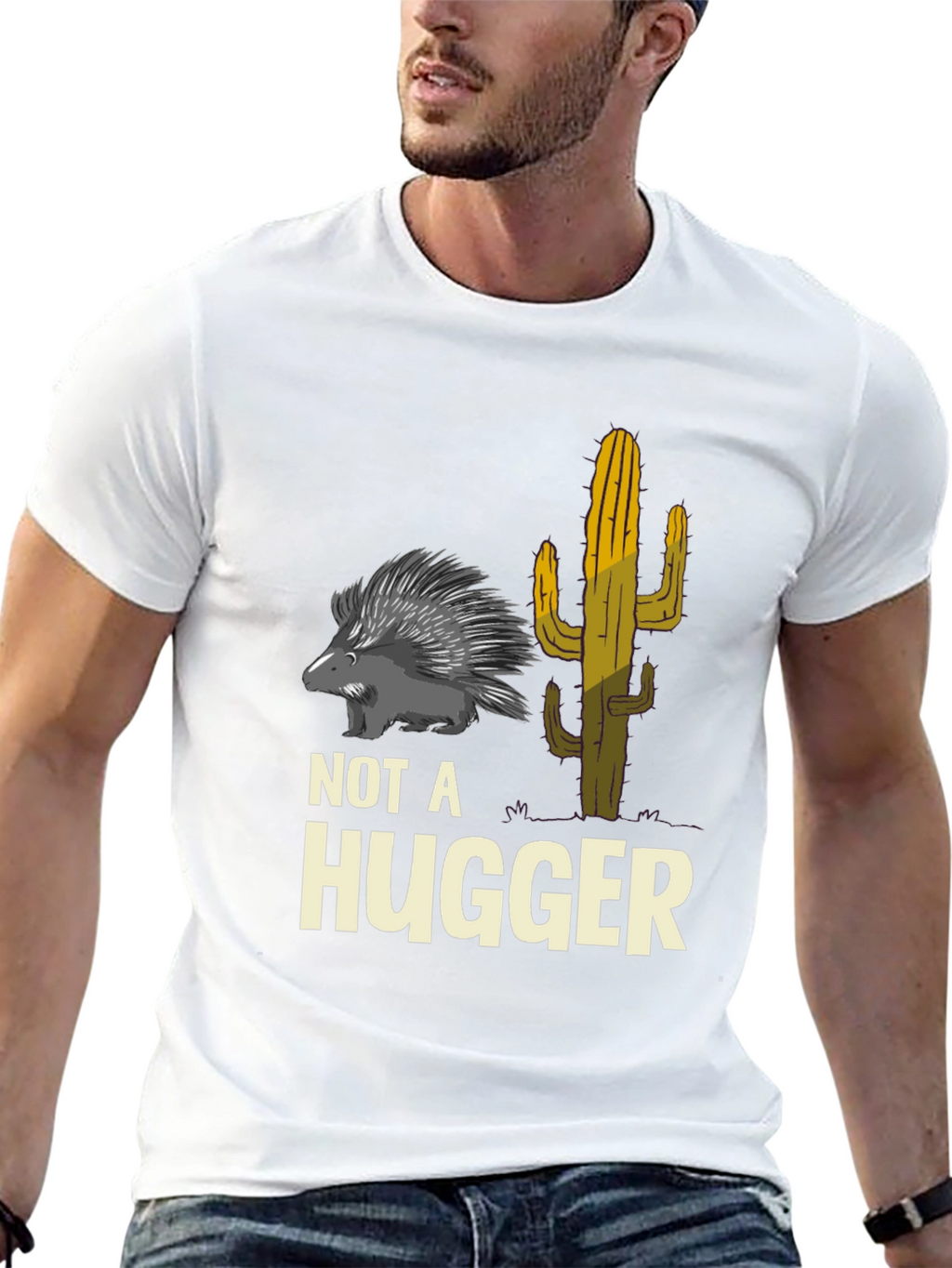Not A Hugger Graphic Tee