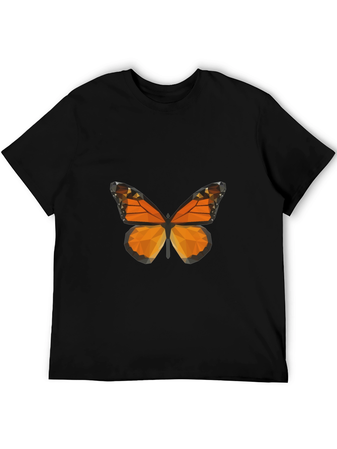 Geometric Butterfly Graphic Tee - Modern Casual Style