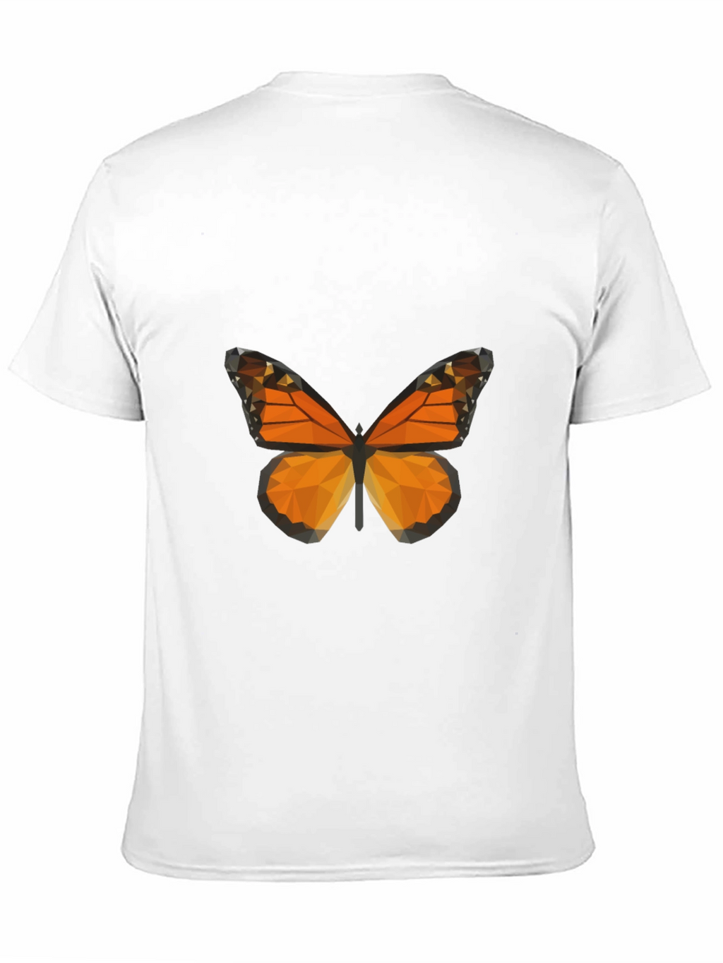 Geometric Butterfly Graphic Tee - Modern Casual Style