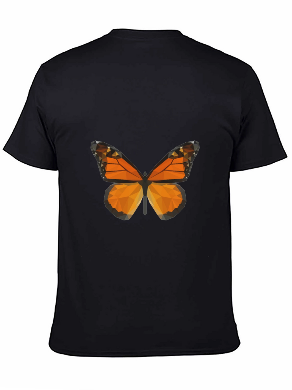 Geometric Butterfly Graphic Tee - Modern Casual Style