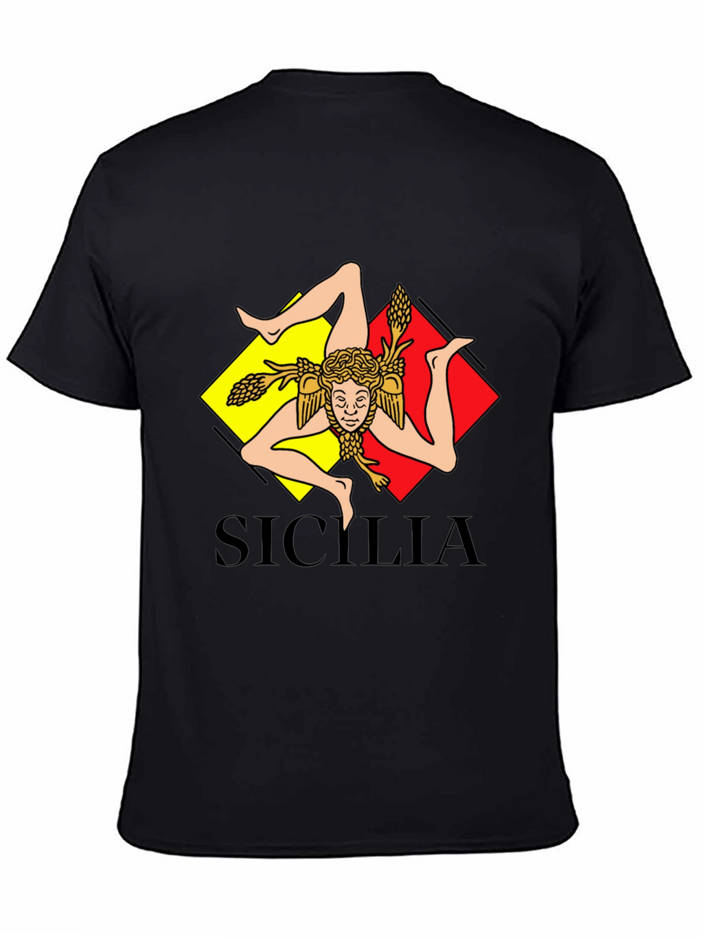 Sicilia T-Shirt - Trinacria Symbol