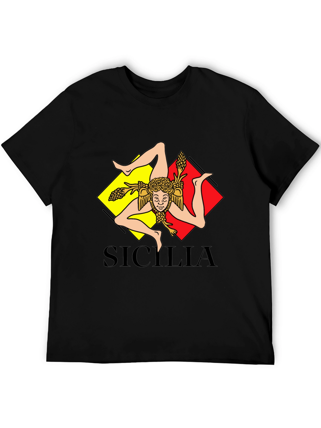 Sicilia T-Shirt - Trinacria Symbol