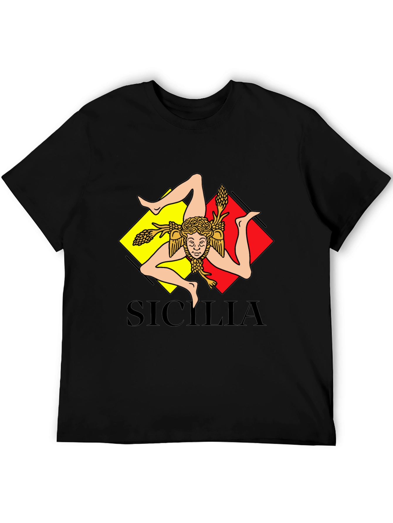 Sicilia T-Shirt - Trinacria Symbol