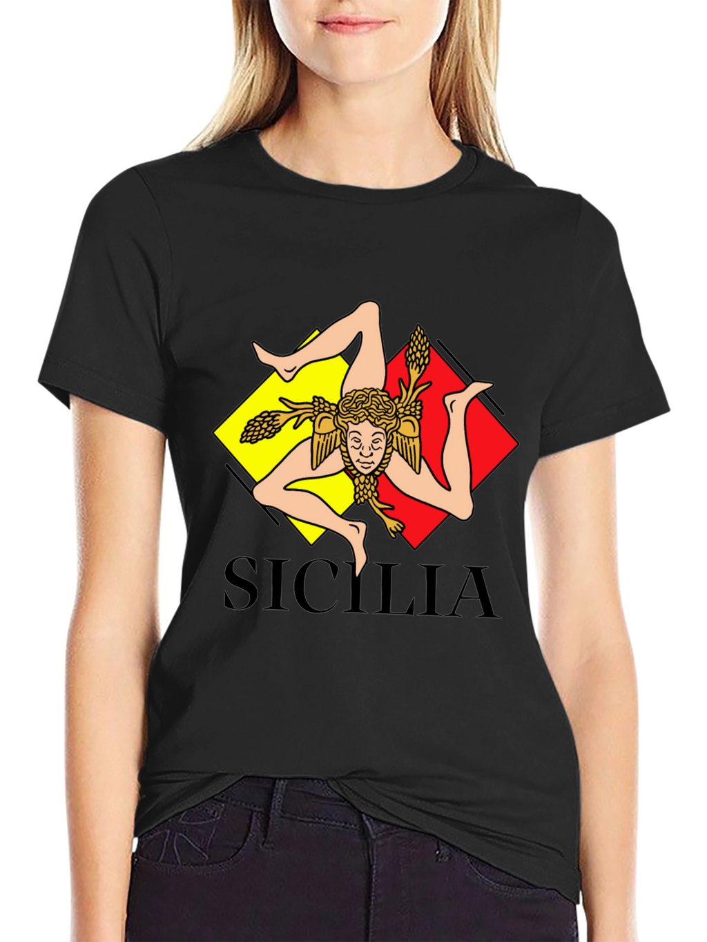 Sicilia T-Shirt - Trinacria Symbol