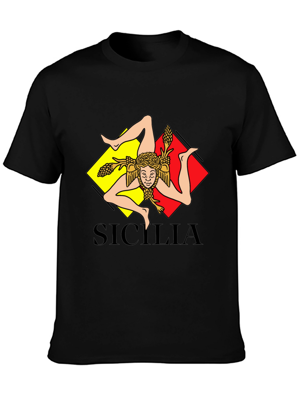 Sicilia T-Shirt - Trinacria Symbol