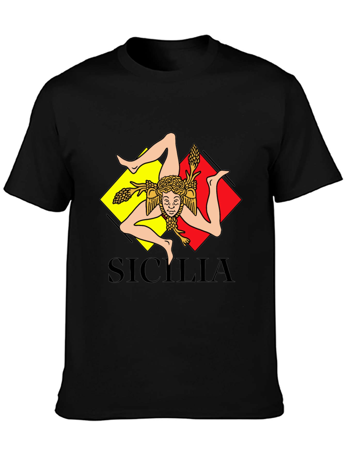 Sicilia T-Shirt - Trinacria Symbol