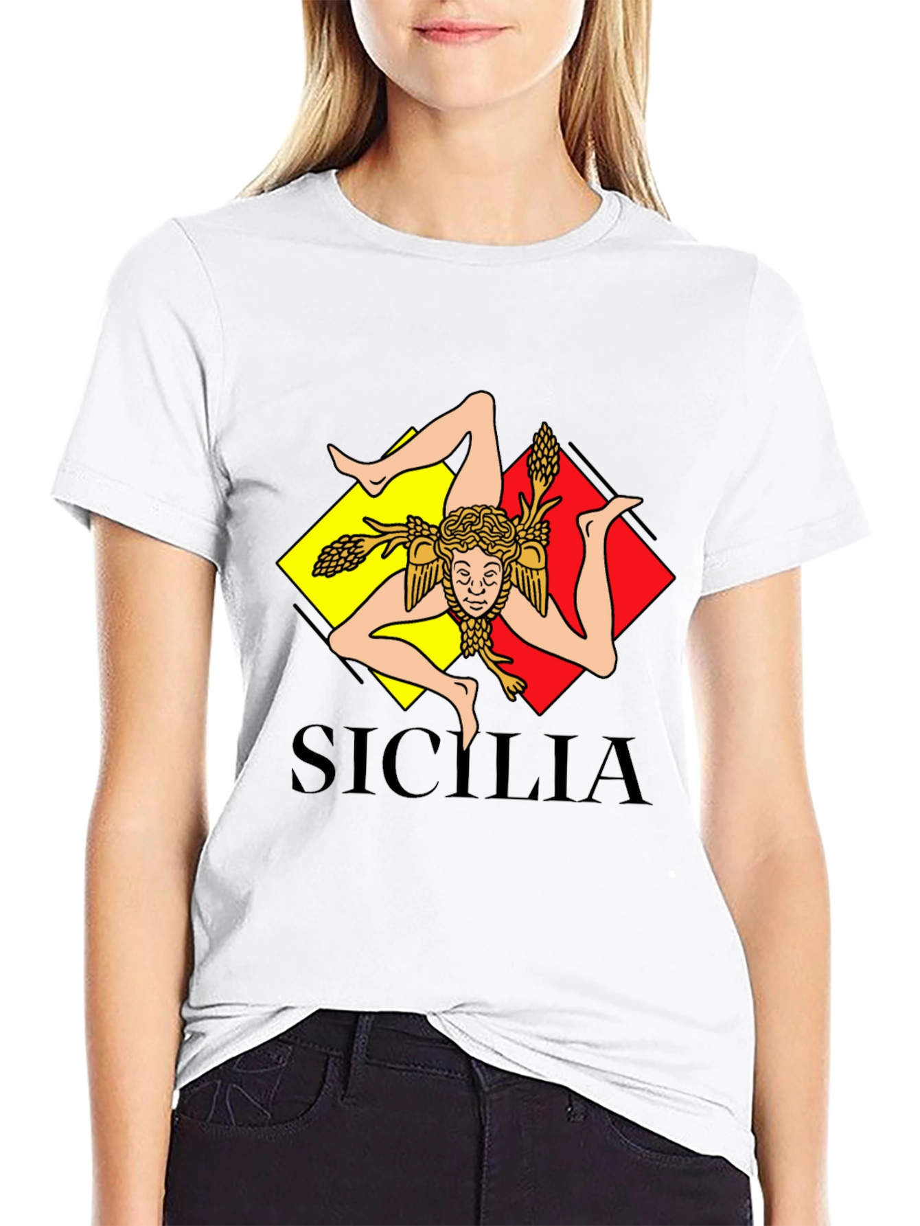 Sicilia T-Shirt - Trinacria Symbol