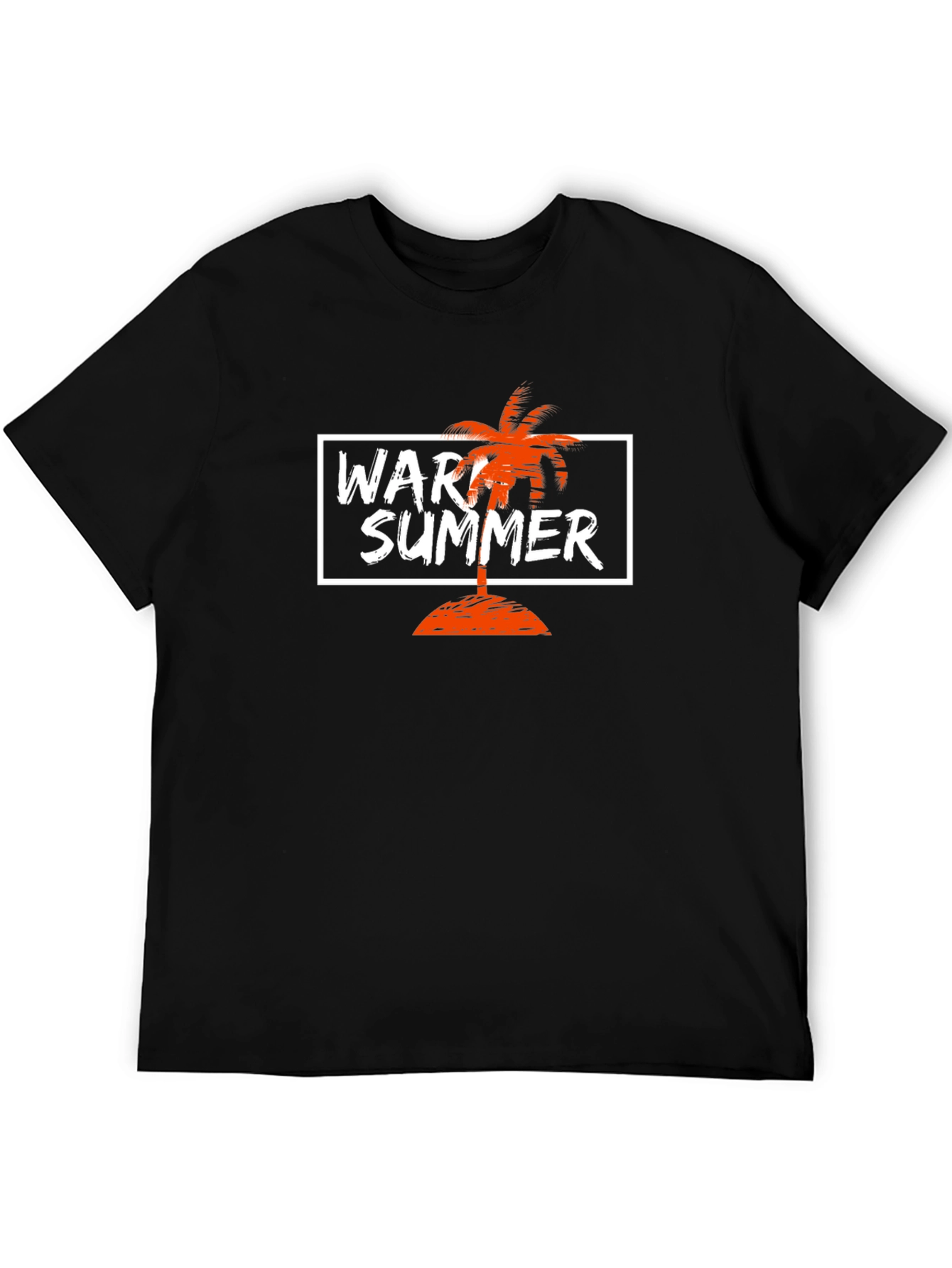 Warm Summer T-Shirt - Tropical Palm Tree Design