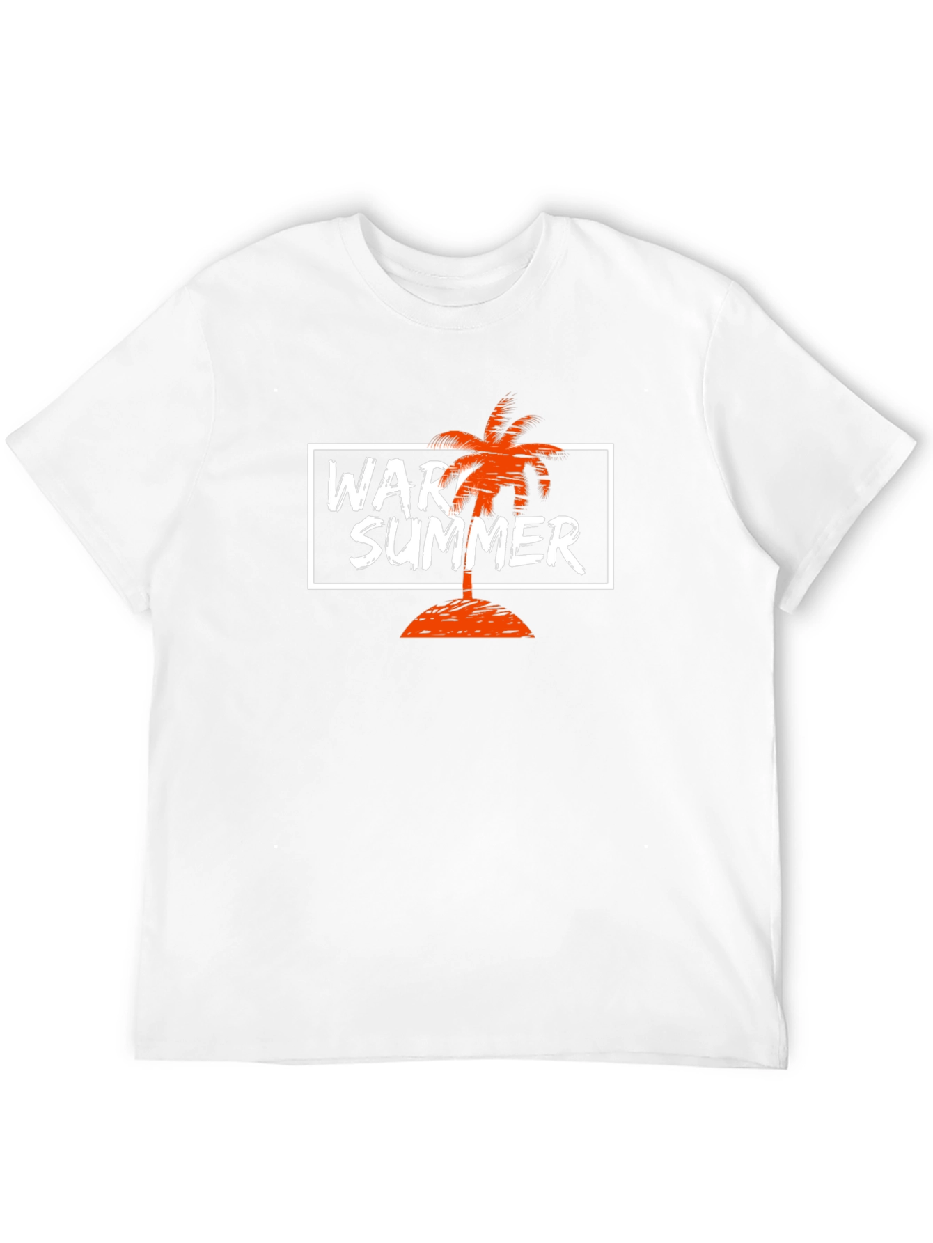 Warm Summer T-Shirt - Tropical Palm Tree Design