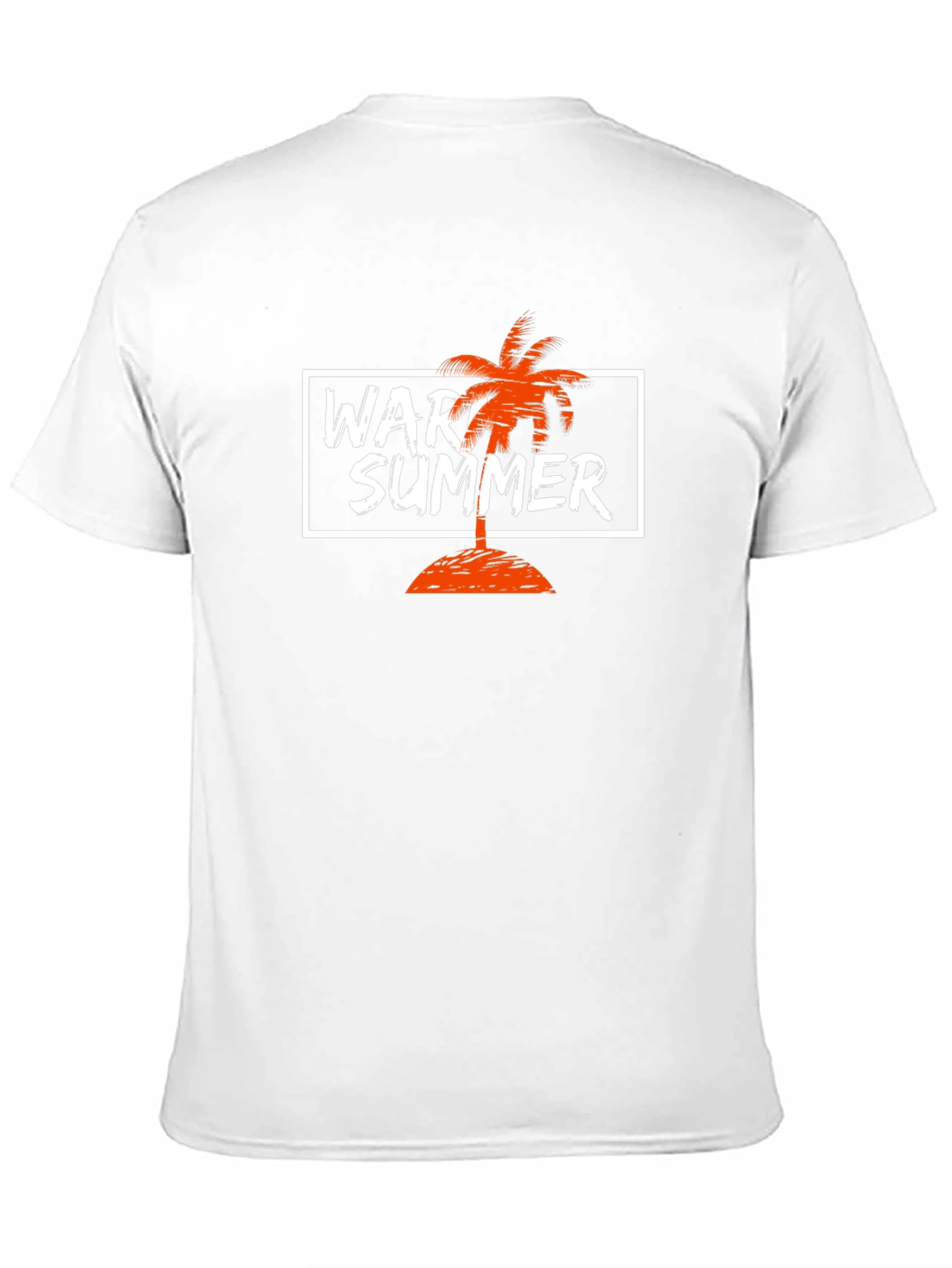 Warm Summer T-Shirt - Tropical Palm Tree Design