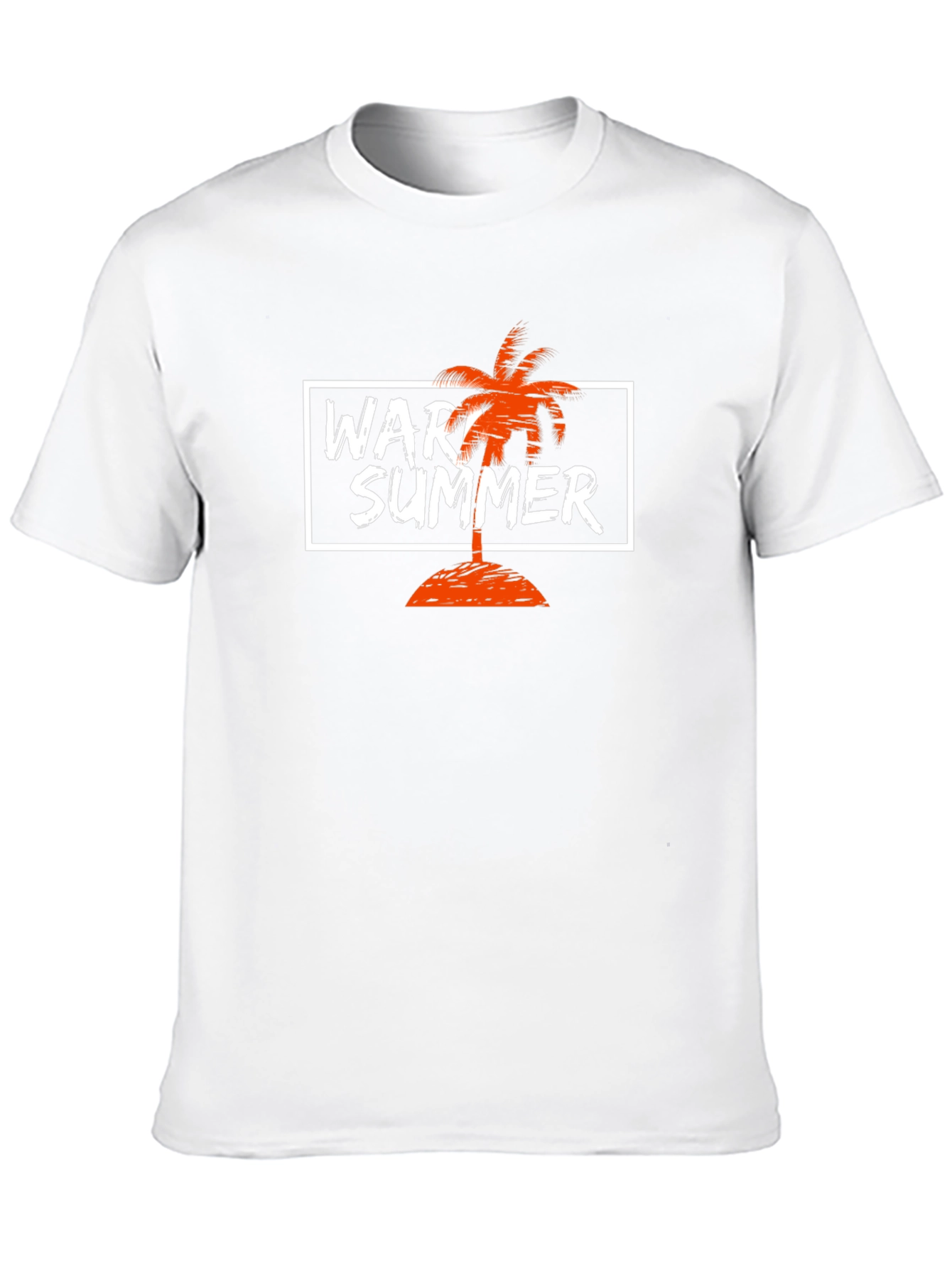 Warm Summer T-Shirt - Tropical Palm Tree Design