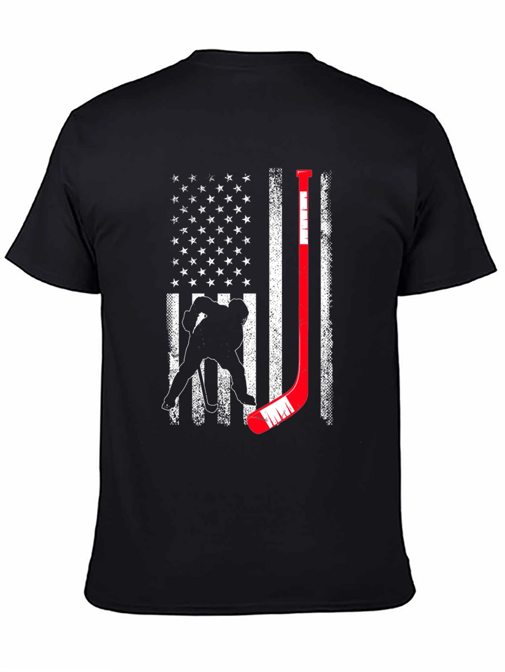 Hockey USA Flag Graphic Tee