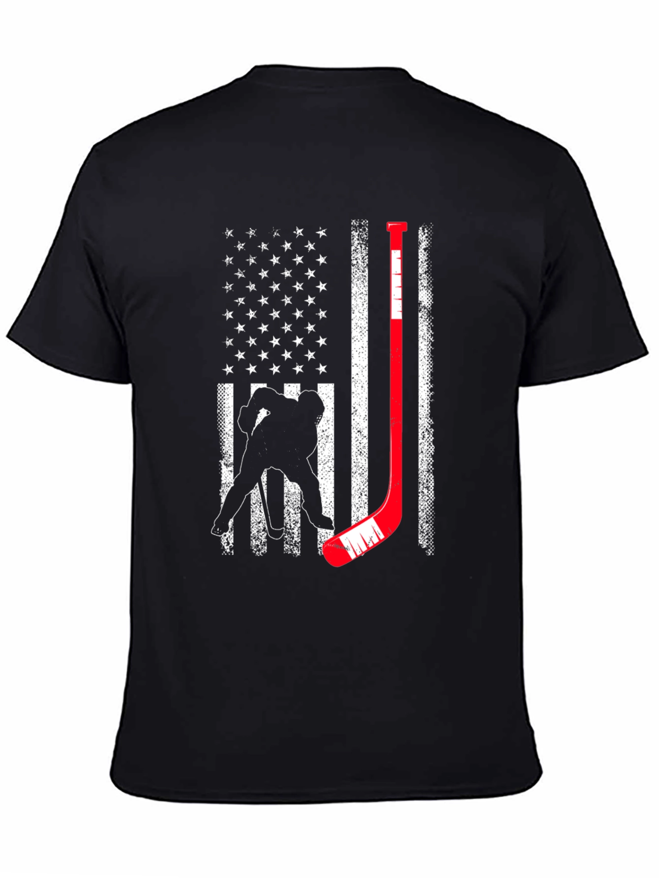 Hockey USA Flag Graphic Tee