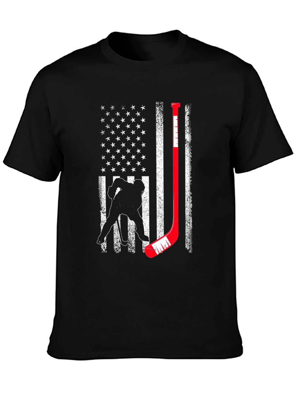 Hockey USA Flag Graphic Tee