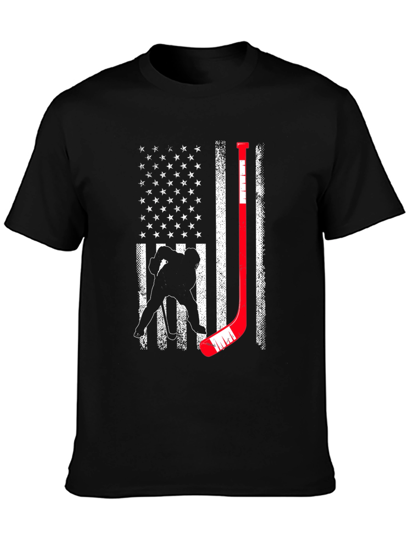 Hockey USA Flag Graphic Tee