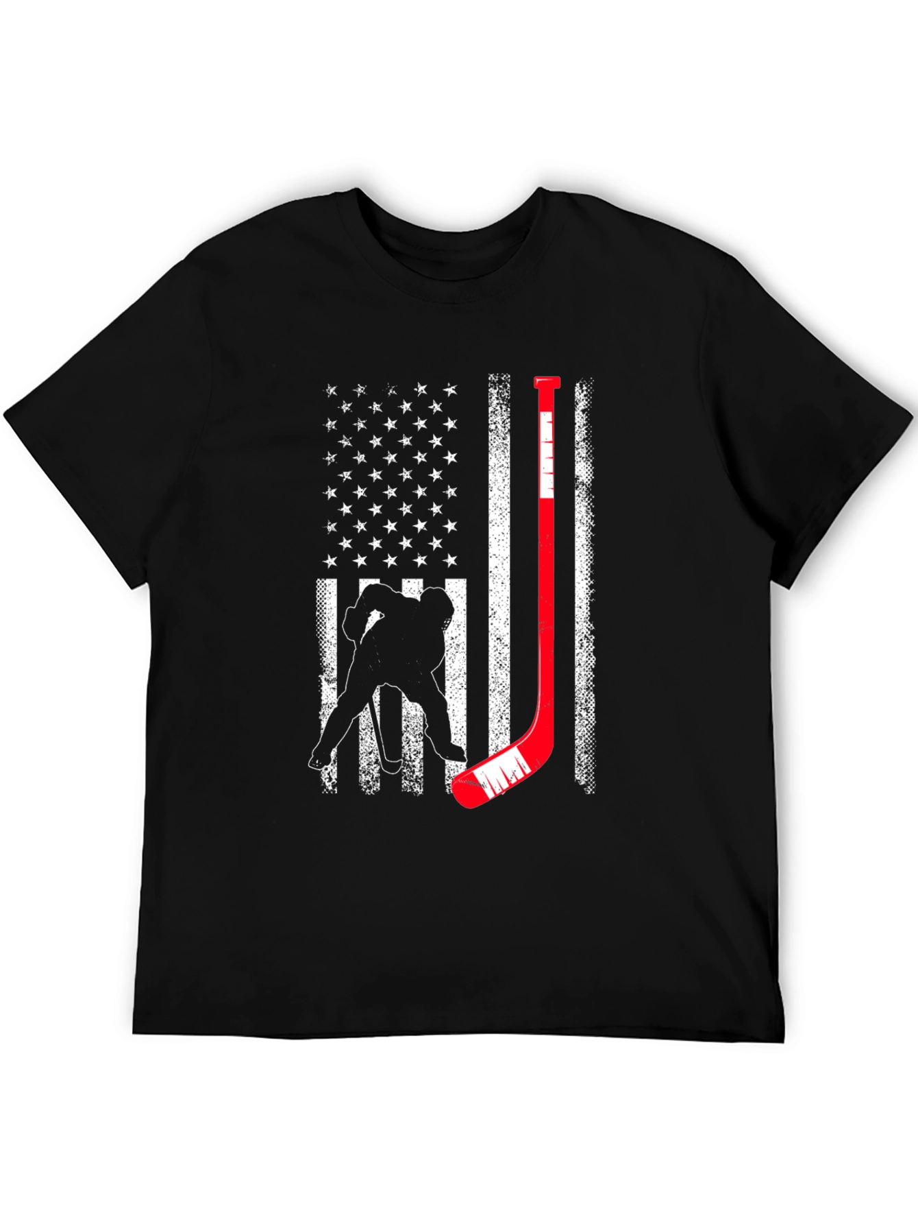 Hockey USA Flag Graphic Tee