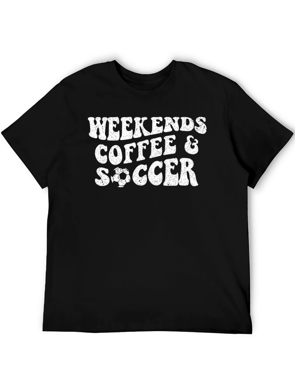 Weekends Coffee & Soccer Graphic T-Shirt