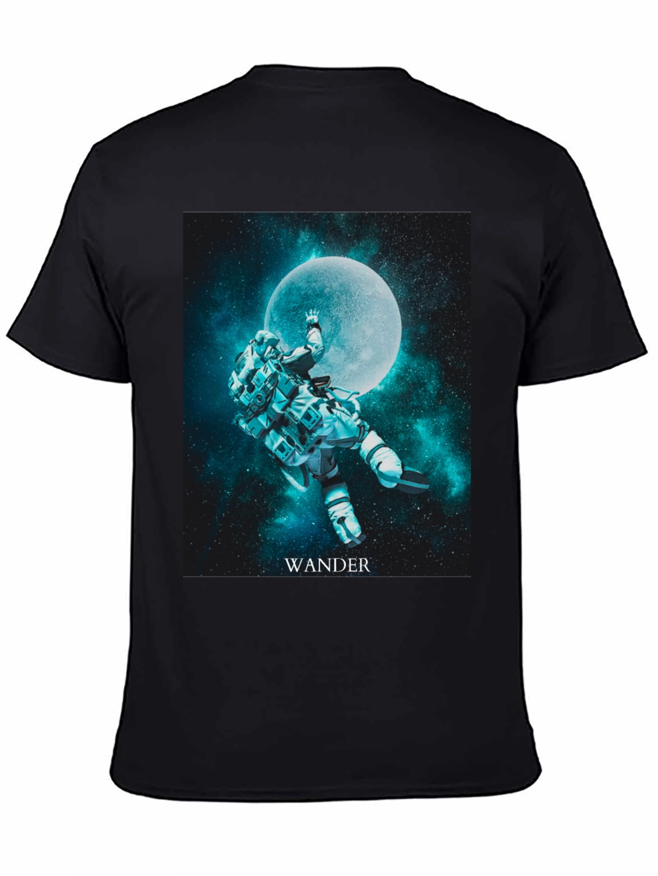 Wander Astronaut Moon Graphic T-Shirt