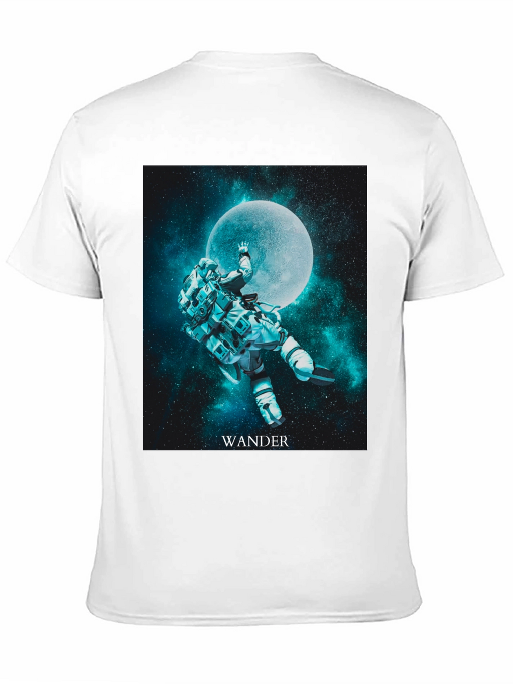 Wander Astronaut Moon Graphic T-Shirt