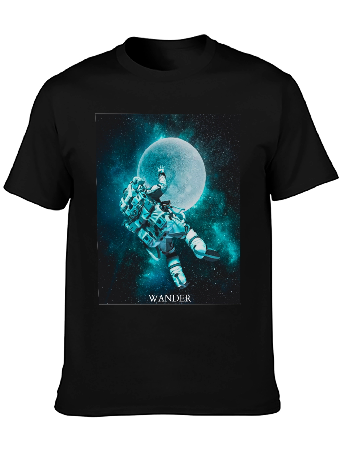 Wander Astronaut Moon Graphic T-Shirt