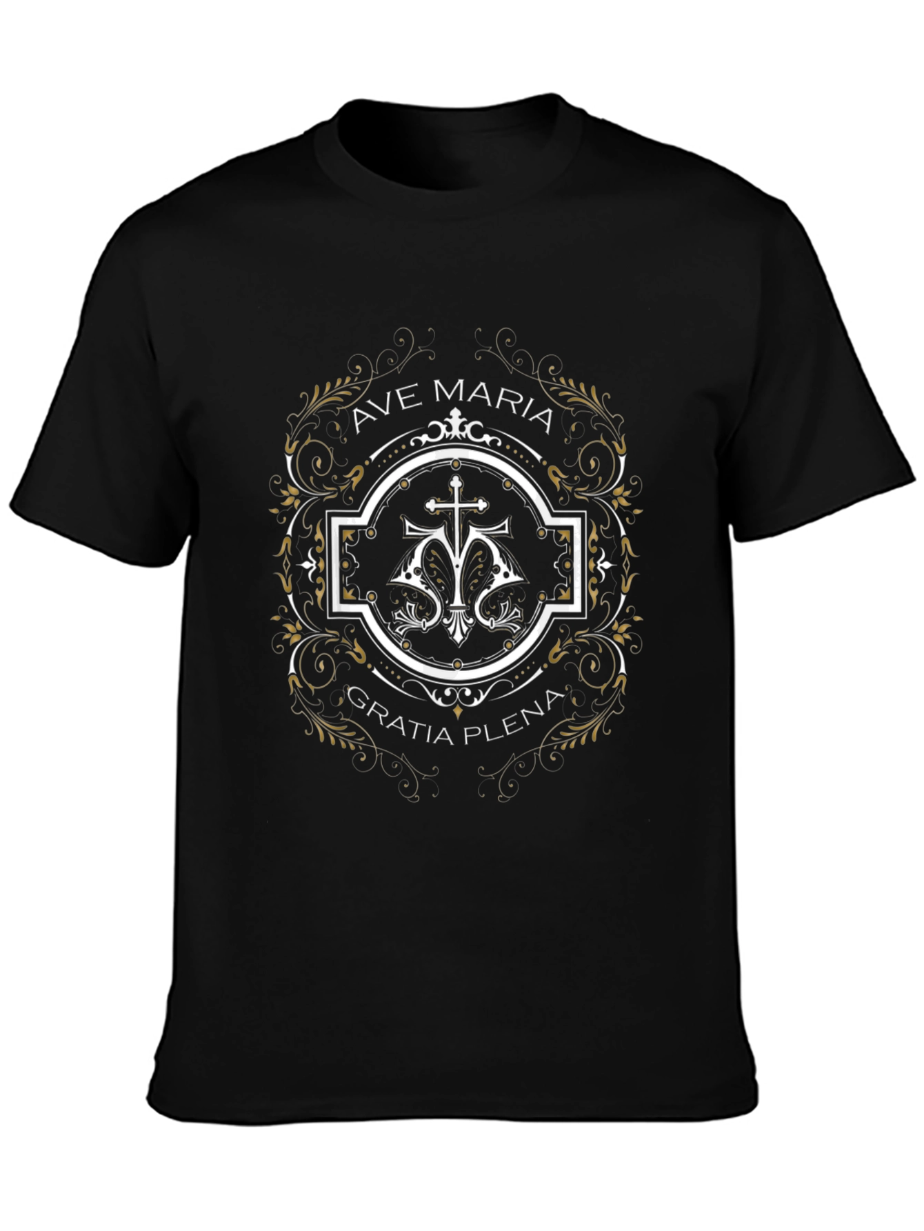 Ave Maria Gratia Plena Graphic T-Shirt