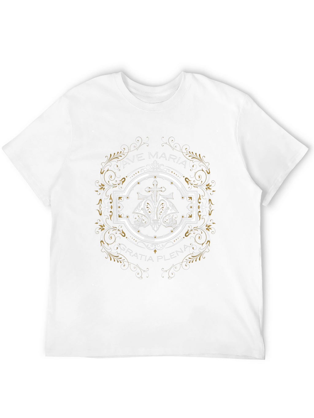 Ave Maria Gratia Plena Graphic T-Shirt