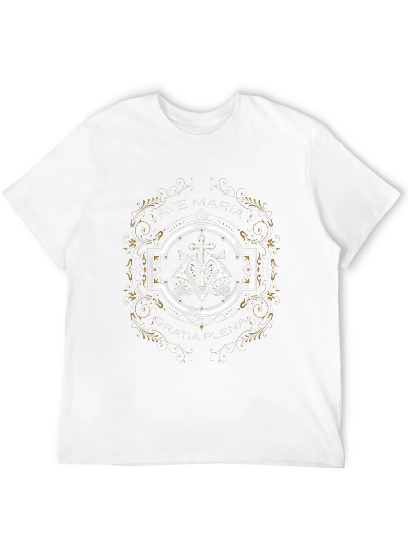 Ave Maria Gratia Plena Graphic T-Shirt