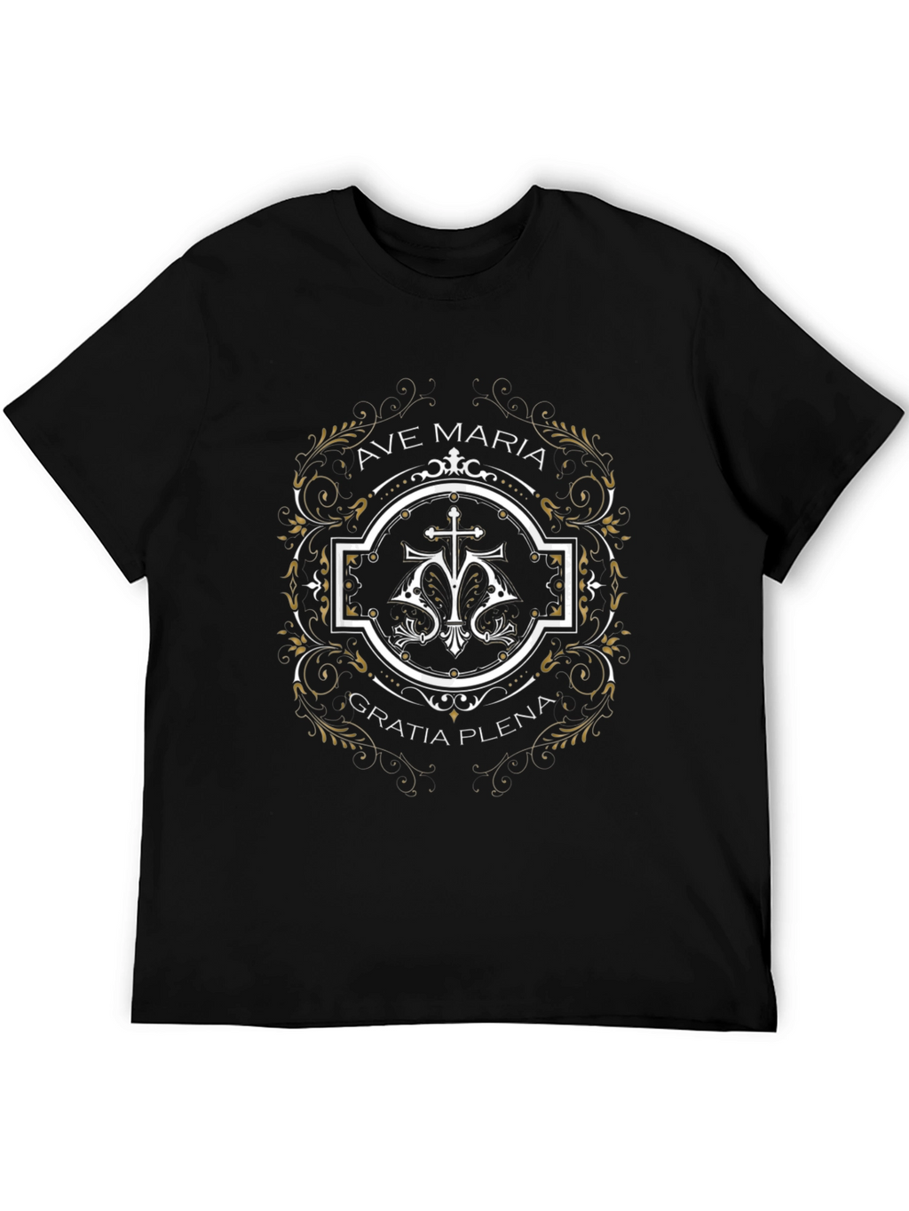 Ave Maria Gratia Plena Graphic T-Shirt