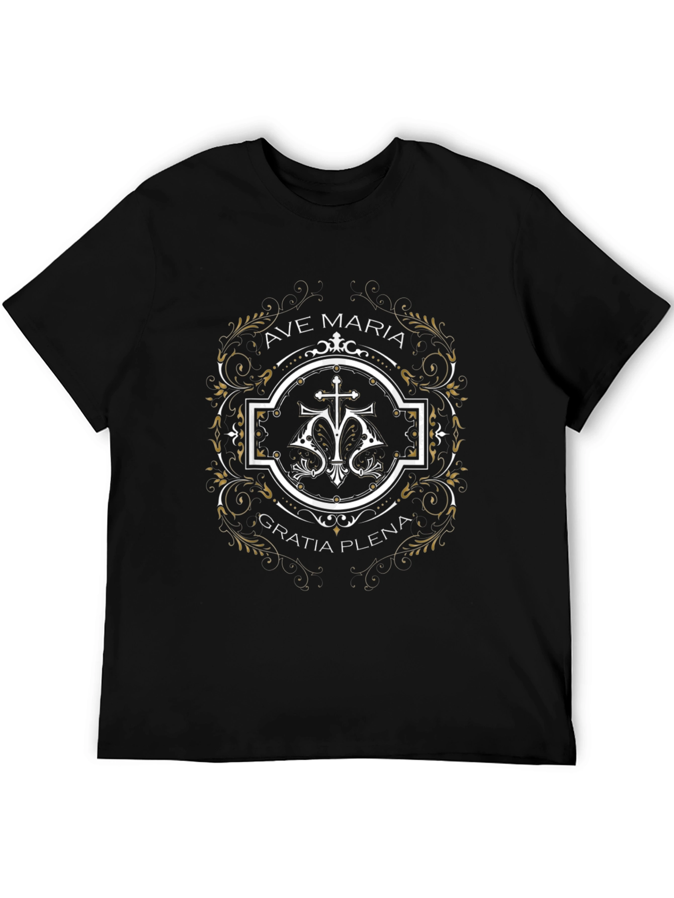 Ave Maria Gratia Plena Graphic T-Shirt