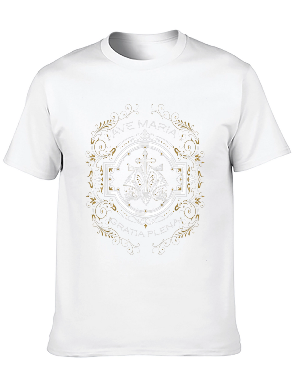 Ave Maria Gratia Plena Graphic T-Shirt