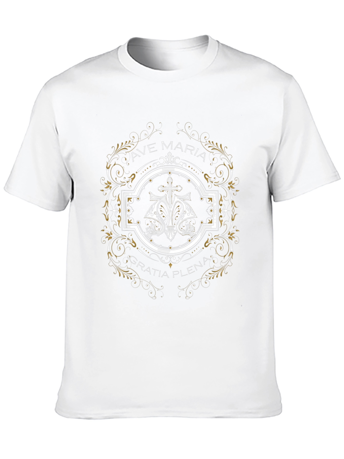 Ave Maria Gratia Plena Graphic T-Shirt