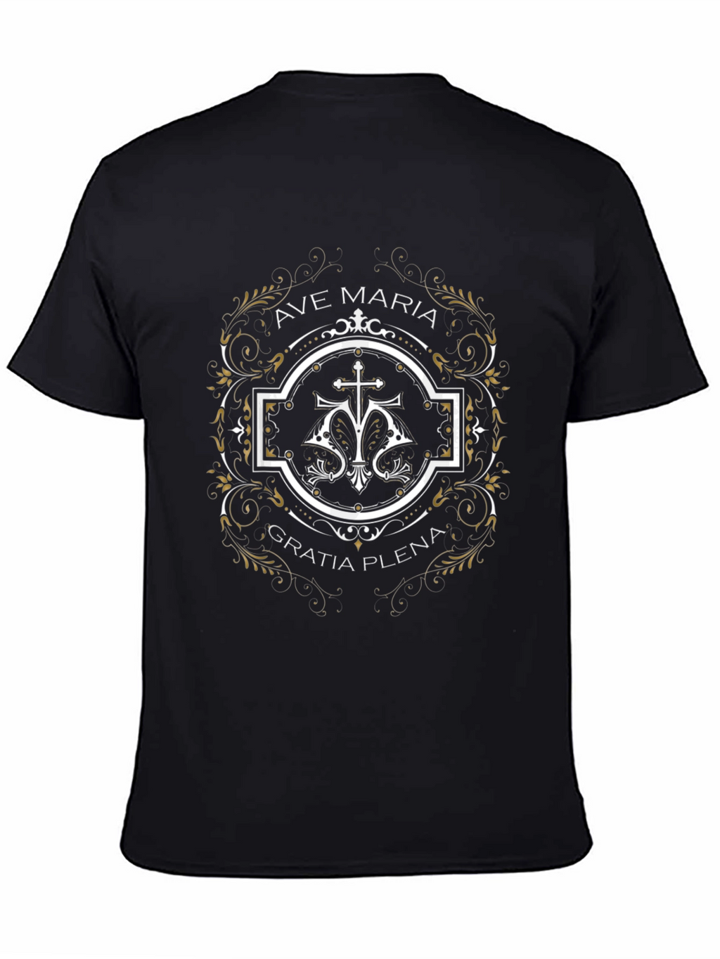 Ave Maria Gratia Plena Graphic T-Shirt