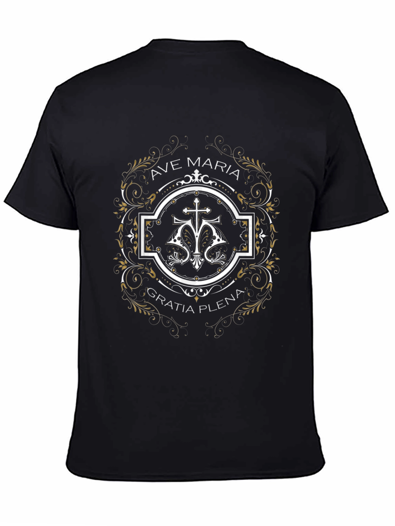 Ave Maria Gratia Plena Graphic T-Shirt