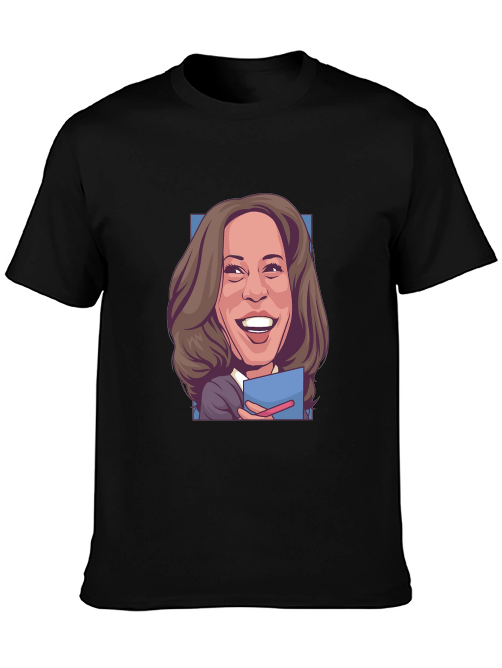 Kamala Harris Cartoon Graphic T-Shirt