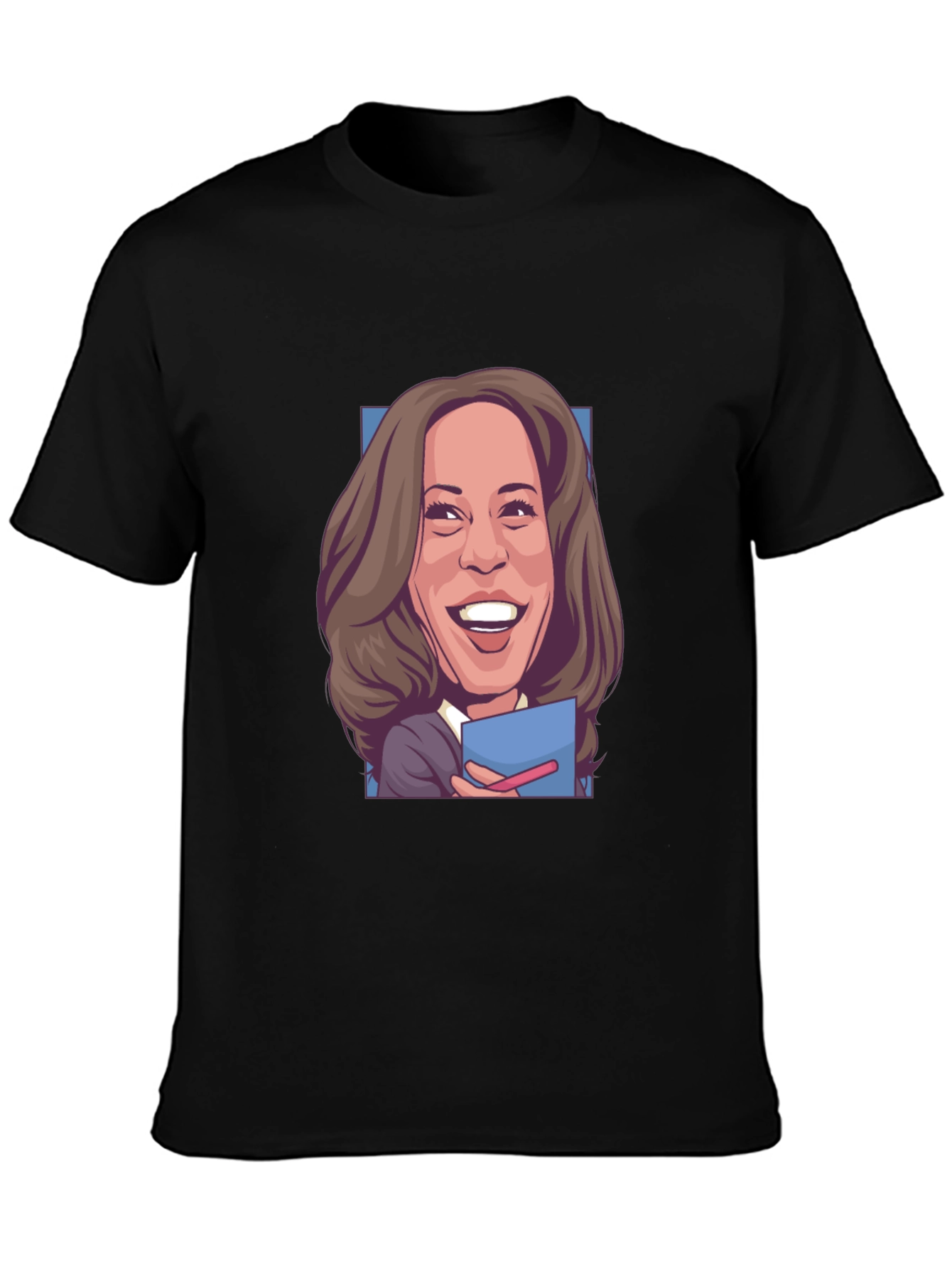 Kamala Harris Cartoon Graphic T-Shirt