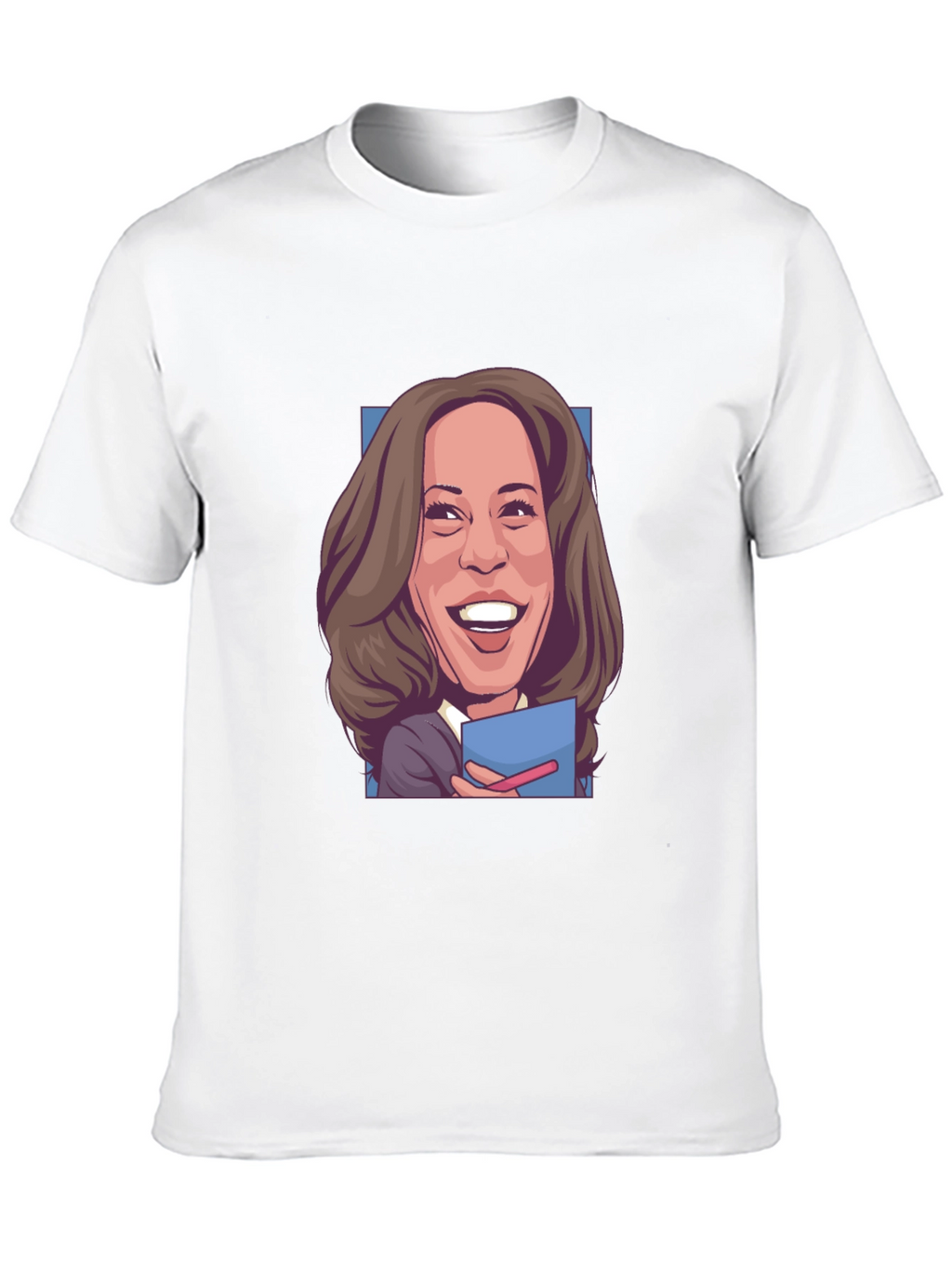 Kamala Harris Cartoon Graphic T-Shirt
