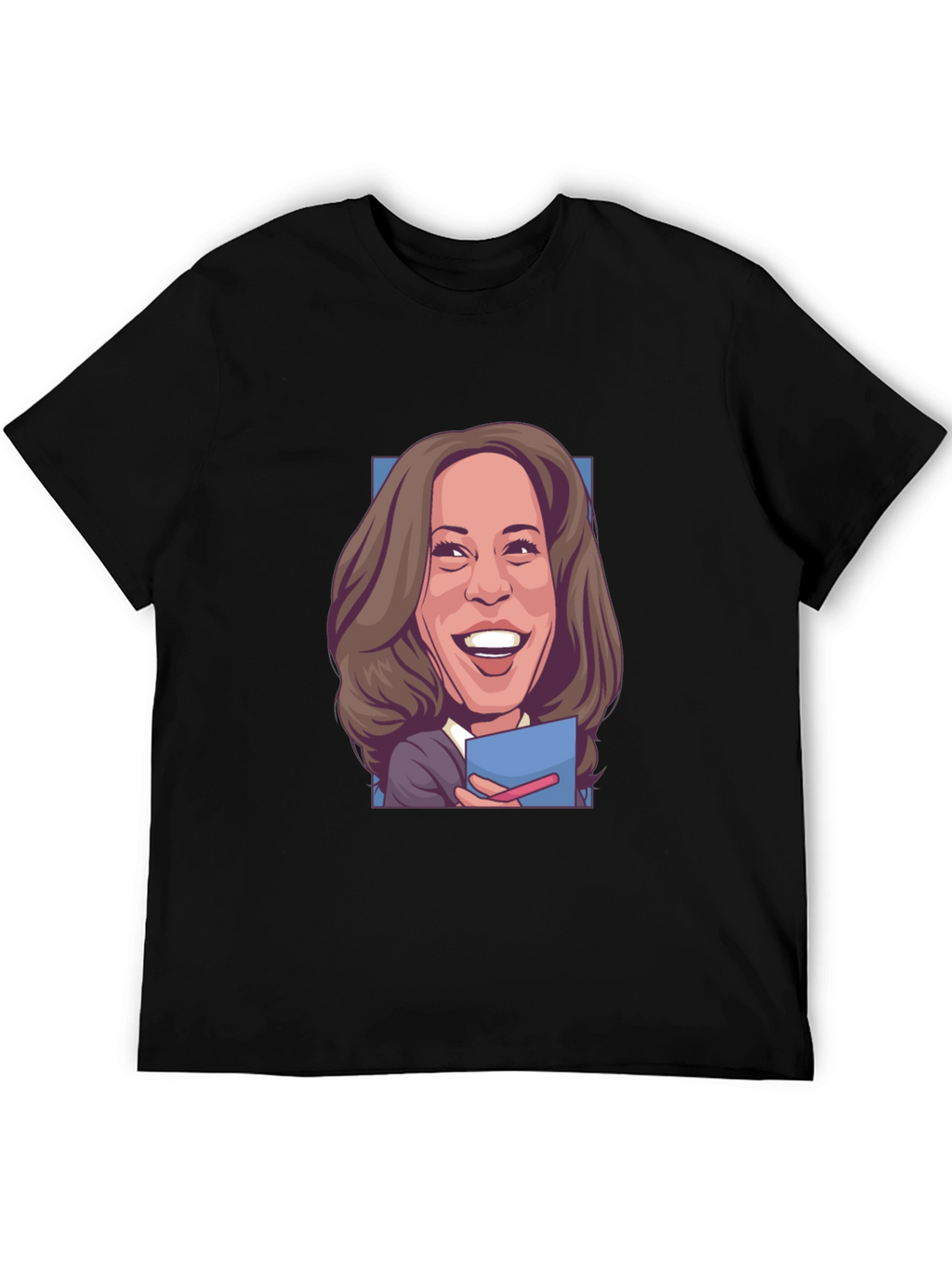 Kamala Harris Cartoon Graphic T-Shirt