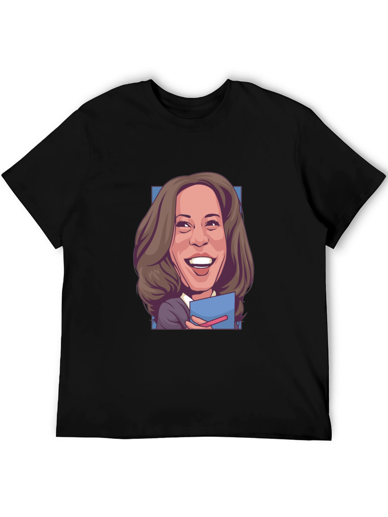 Kamala Harris Cartoon Graphic T-Shirt