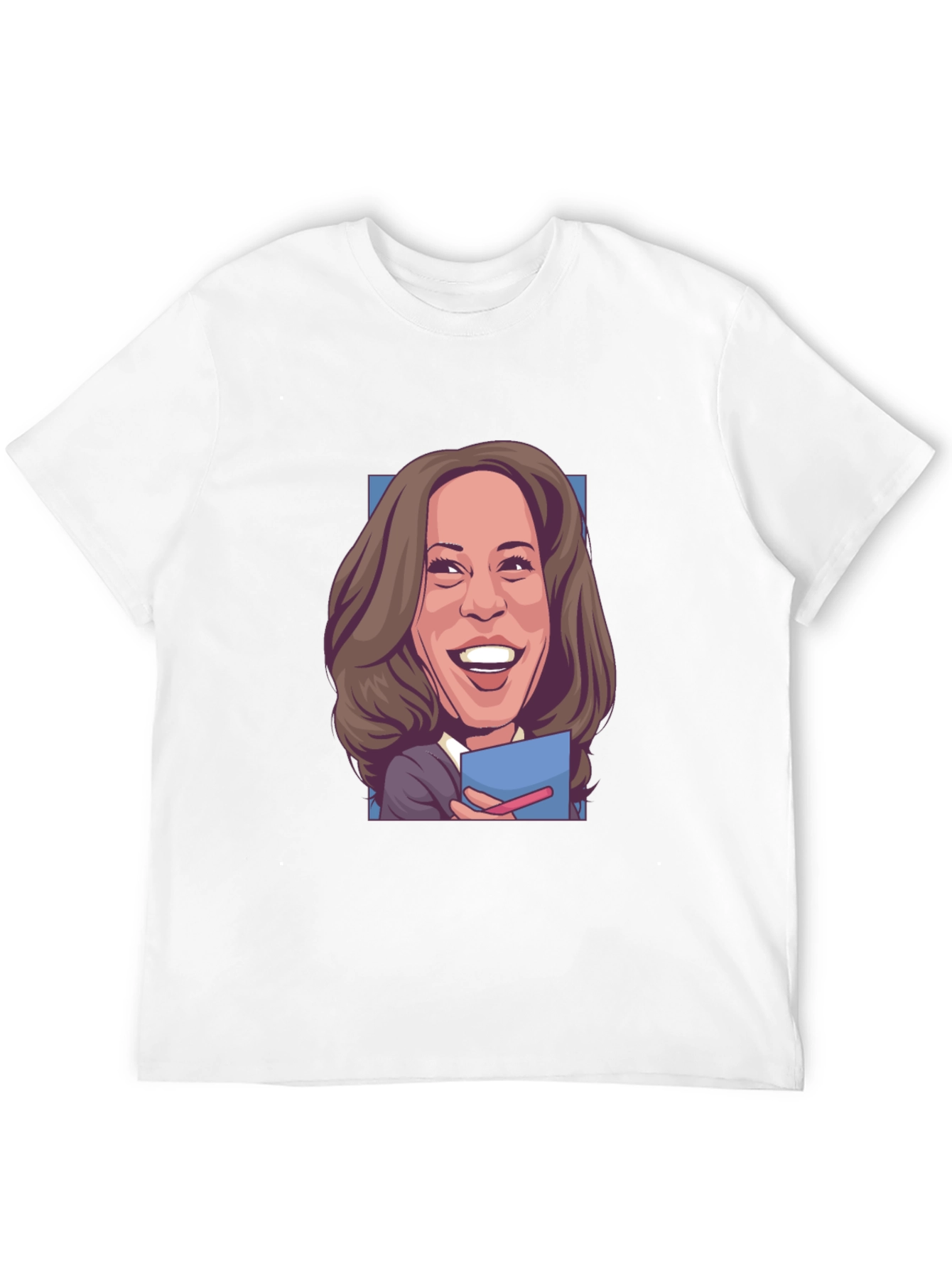 Kamala Harris Cartoon Graphic T-Shirt