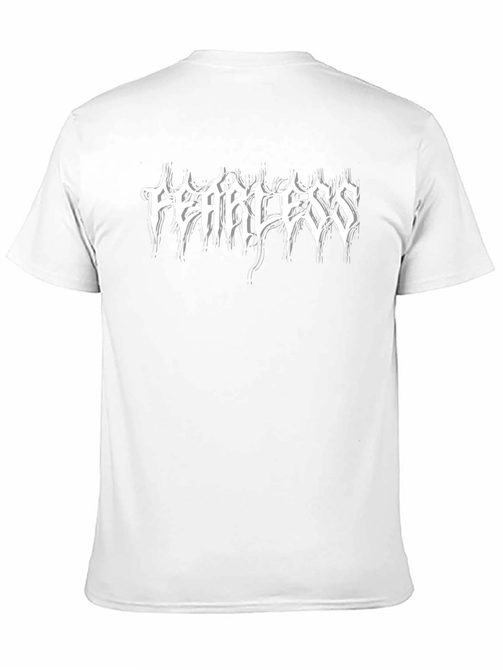 Fearless Graphic Tee - Bold Black Cotton T-Shirt
