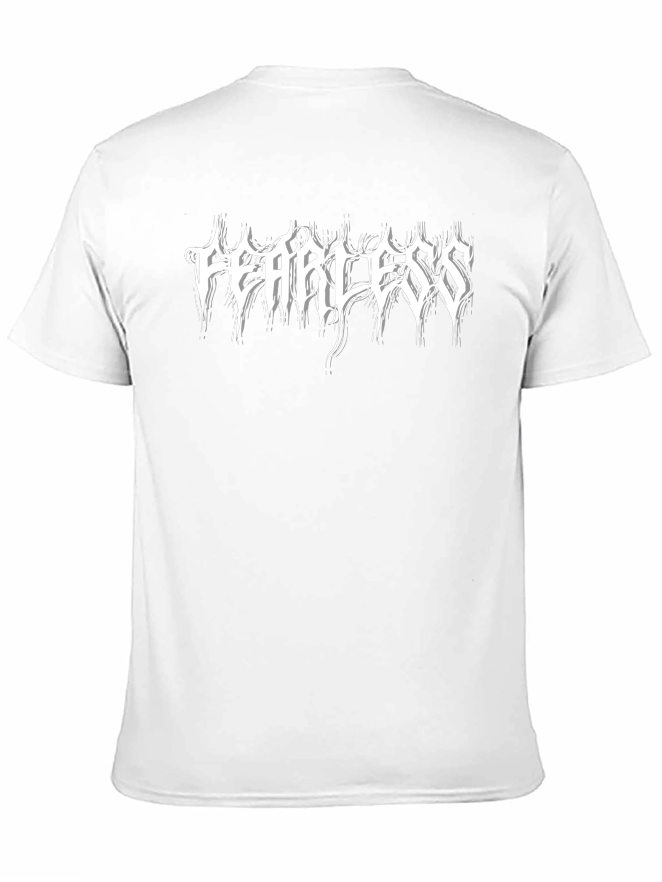 Fearless Graphic Tee - Bold Black Cotton T-Shirt