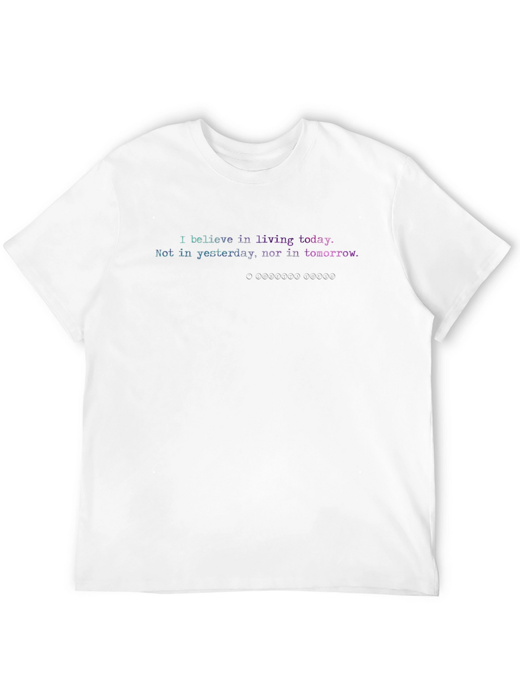 Live Today Graphic Tee - Black Casual T-Shirt