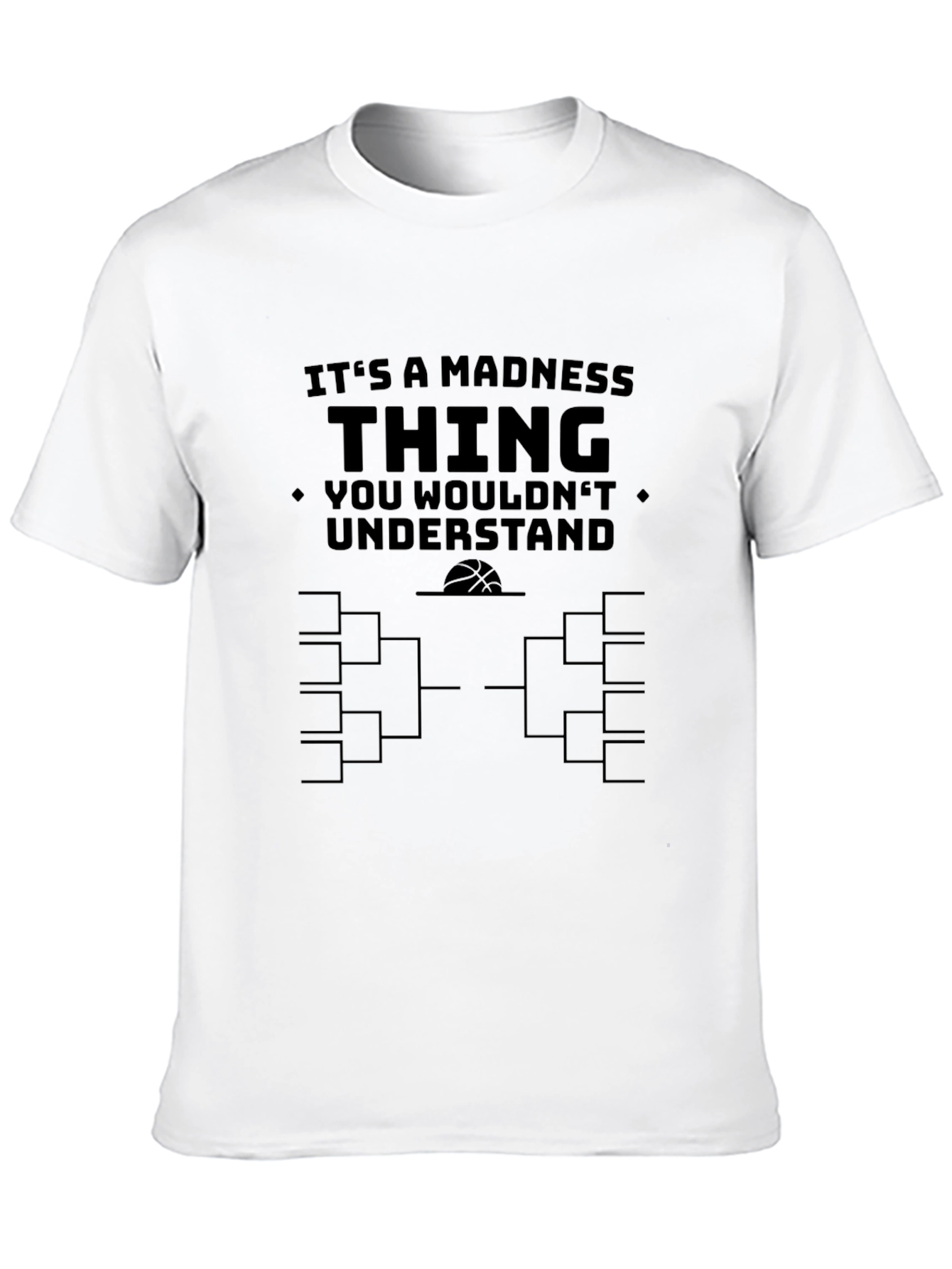 Madness Thing Tournament Bracket Black T-Shirt
