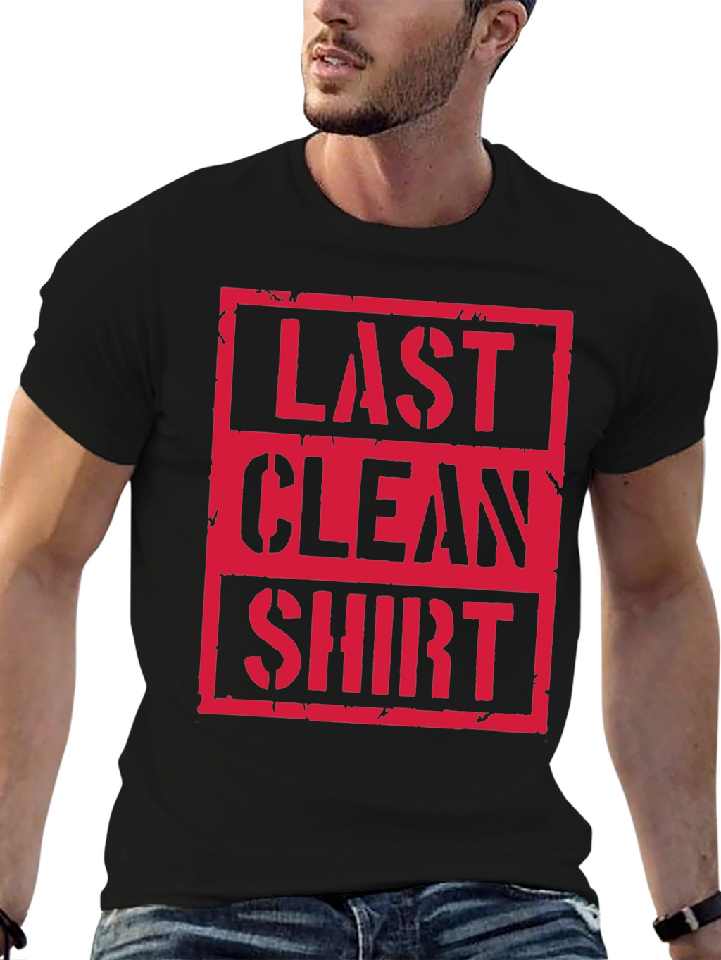 Last Clean Shirt Graphic Tee - Black
