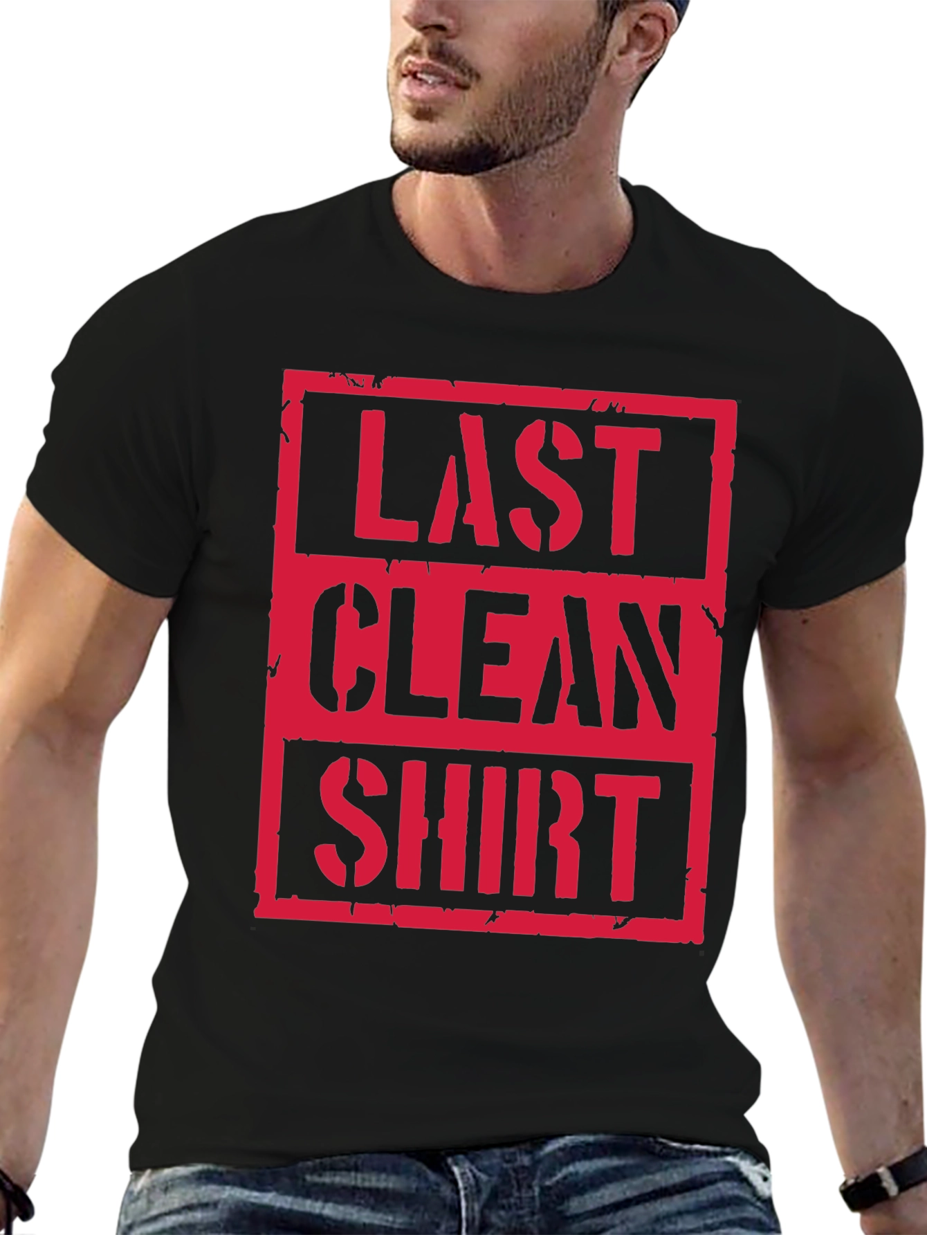 Last Clean Shirt Graphic Tee - Black