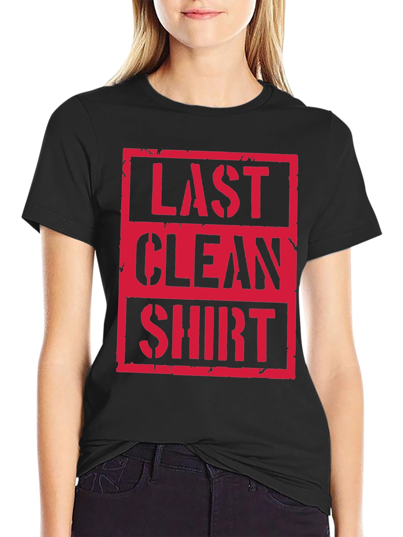 Last Clean Shirt Graphic Tee - Black