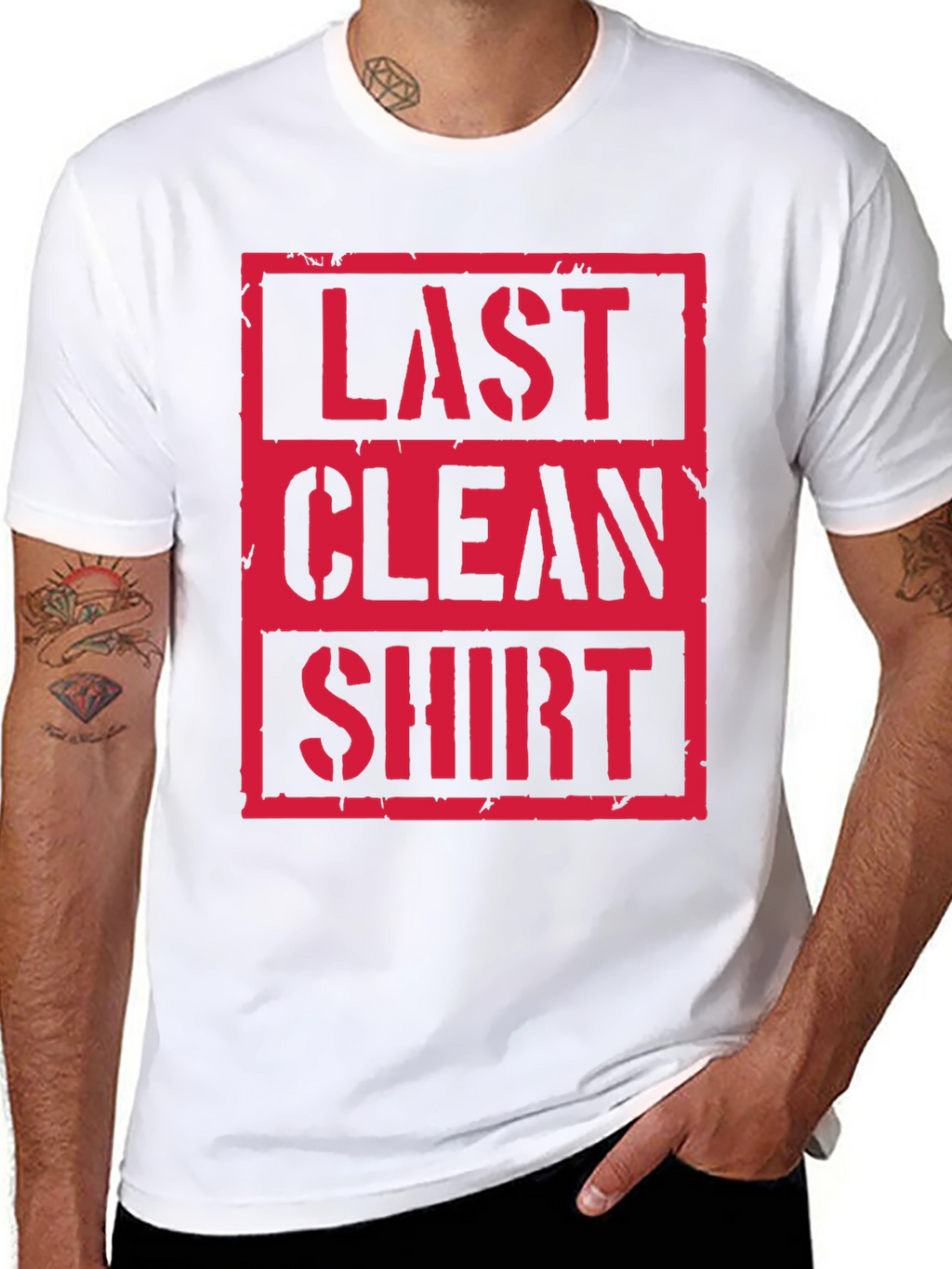 Last Clean Shirt Graphic Tee - Black
